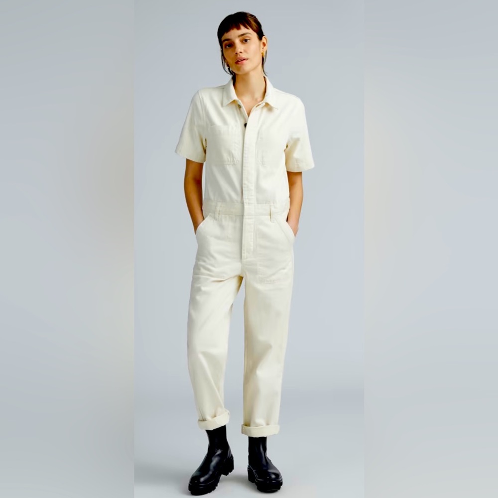 Everlane Supersoft Jean Coverall, Sz 2
